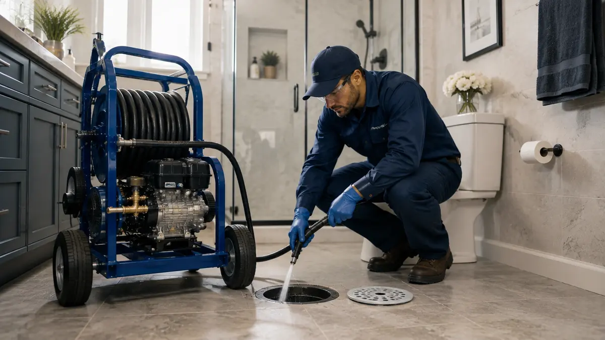 Bathroom Drain Hydro Jetting in Salinas