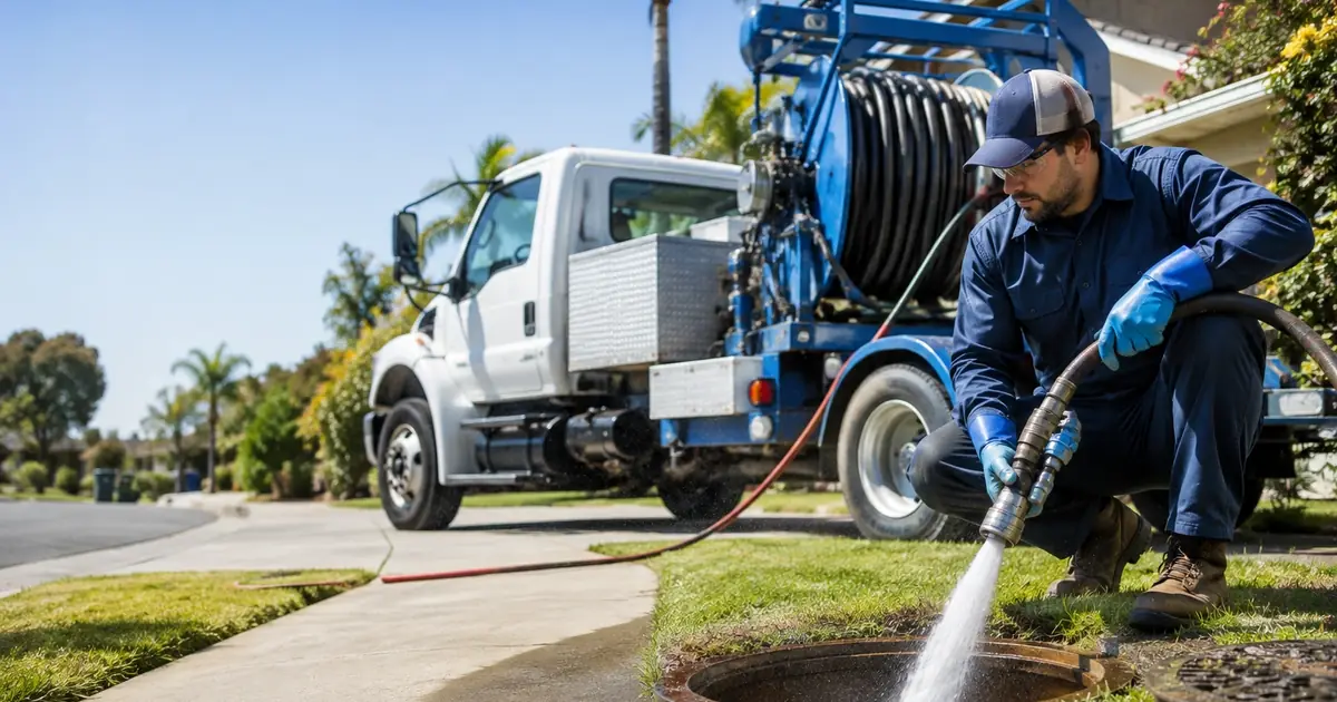 Hydro jet sewer cleaning Salinas