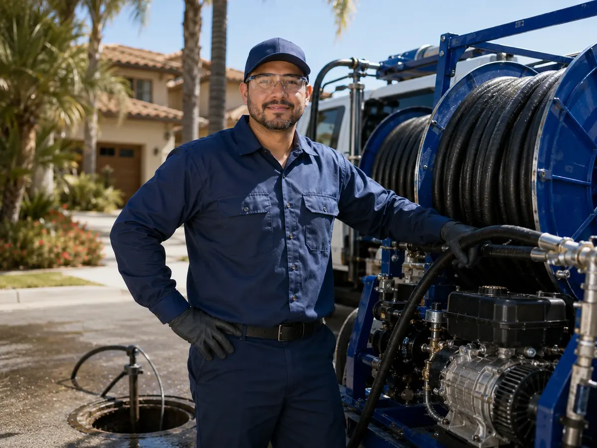 Hydro jet sewer cleaning in Salinas