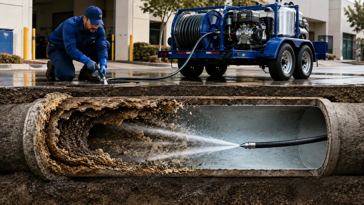 Sewer Pipe Descaling in Salinas