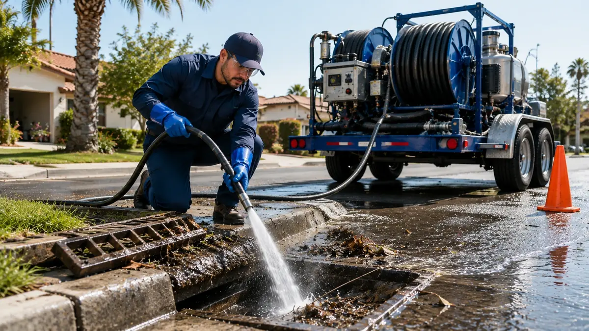 Storm Drain Hydro Jet Cleaning in Salinas
