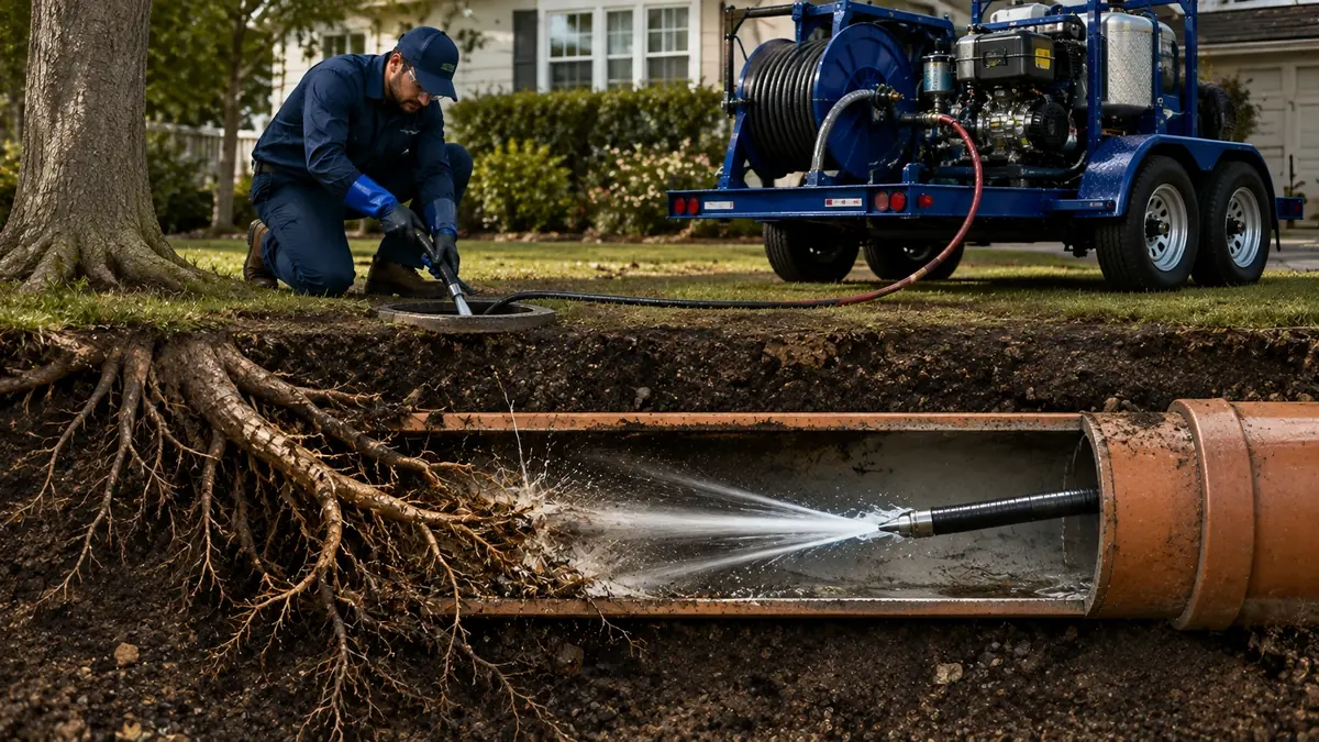 Tree Root Removal with Hydro Jetting in Salinas